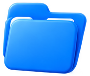 Folder File Cloud 3D