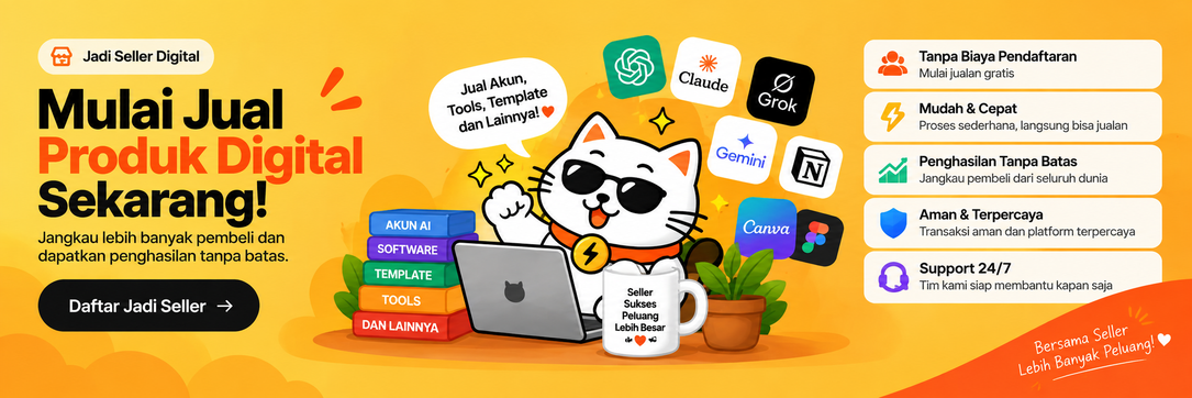 Mulai Jual Produk Digital Hari Ini - Jadi Seller YukJualan